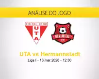 Prognóstico UTA Hermannstadt (13 março 2026)