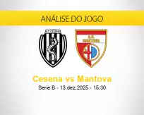 Prognóstico Cesena Mantova (13 dezembro 2025)