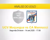 Prognóstico UCV Moquegua CA Mannucci (14 setembro 2025)