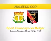 Prognóstico Sport Huancayo Melgar (27 outubro 2024)