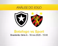 Prognóstico Botafogo Sport (18 novembro 2025)