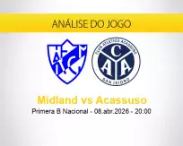 Prognóstico Midland Acassuso (08 abril 2026)