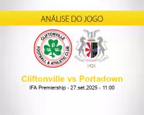 Prognóstico Cliftonville Portadown (27 setembro 2025)