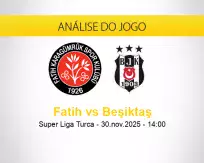 Prognóstico Fatih Beşiktaş (30 novembro 2025)