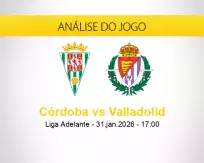 Prognóstico Córdoba Valladolid (31 janeiro 2026)
