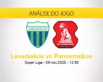Prognóstico Levadiakos Panserraikos (09 novembro 2025)