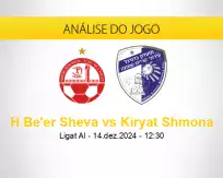 Prognóstico H Be'er Sheva Kiryat Shmona (14 dezembro 2024)