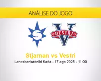Prognóstico Stjarnan Vestri (17 agosto 2025)