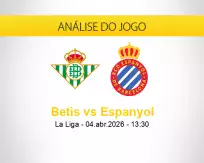 Prognóstico Betis Espanyol (04 abril 2026)