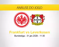 Prognóstico Frankfurt Leverkusen (31 janeiro 2026)