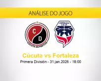 Prognóstico Cúcuta Fortaleza (31 janeiro 2026)