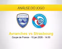 Prognóstico Avranches Strasbourg (10 janeiro 2026)