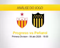 Prognóstico Progreso Peñarol (04 abril 2026)