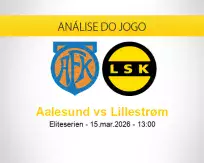 Prognóstico Aalesund Lillestrøm (15 março 2026)