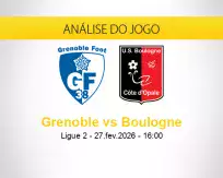 Prognóstico Grenoble Boulogne (27 fevereiro 2026)