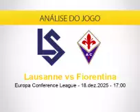 Prognóstico Lausanne Fiorentina (18 dezembro 2025)