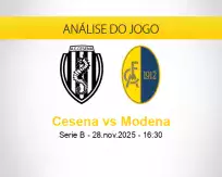 Prognóstico Cesena Modena (28 novembro 2025)