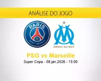 Prognóstico PSG Marseille (08 janeiro 2026)