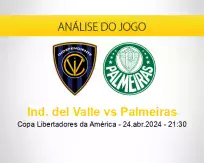 Prognóstico Ind. del Valle Palmeiras (24 abril 2024)