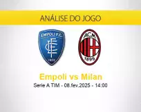 Prognóstico Empoli Milan (08 fevereiro 2025)