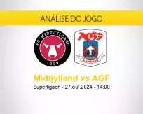 Prognóstico Midtjylland AGF (27 outubro 2024)