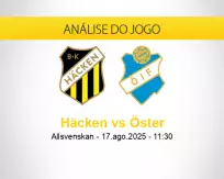 Prognóstico Häcken Öster (17 agosto 2025)