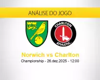 Prognóstico Norwich Charlton (26 dezembro 2025)