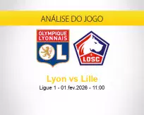 Prognóstico Lyon Lille (01 fevereiro 2026)