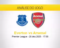 Prognóstico Everton Arsenal (20 dezembro 2025)