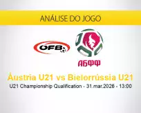 Prognóstico Áustria U21 Bielorrússia U21 (31 março 2026)