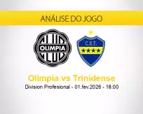 Prognóstico Olimpia Trinidense (01 fevereiro 2026)