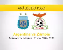 Argentina vs Zâmbia