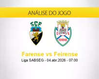 Prognóstico Farense Feirense (04 abril 2026)