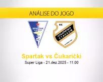 Prognóstico Spartak Čukarički (21 dezembro 2025)