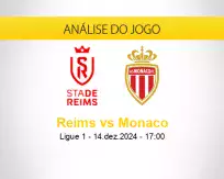 Prognóstico Reims Monaco (14 dezembro 2024)