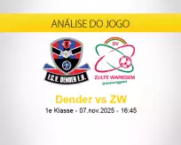 Prognóstico Dender ZW (07 novembro 2025)