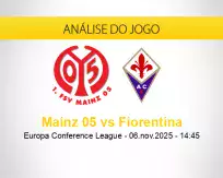 Prognóstico Mainz 05 Fiorentina (06 novembro 2025)