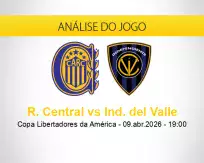 Prognóstico R. Central Ind. del Valle (09 abril 2026)