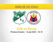 Prognóstico Cali Pasto (14 setembro 2025)