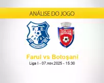 Prognóstico Farul Botoşani (07 novembro 2025)