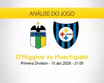 Prognóstico O'Higgins Huachipato (10 abril 2026)