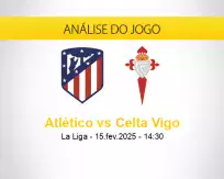 Prognóstico Atlético Celta Vigo (15 fevereiro 2025)