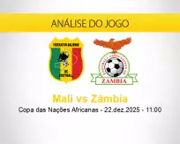 Prognóstico Mali Zâmbia (22 dezembro 2025)