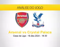 Prognóstico Arsenal Crystal Palace (18 dezembro 2024)