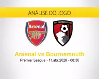 Prognóstico Arsenal Bournemouth (11 abril 2026)
