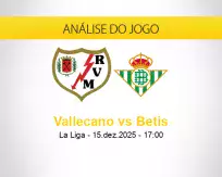 Prognóstico Vallecano Betis (15 dezembro 2025)