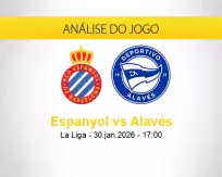 Prognóstico Espanyol Alavés (30 janeiro 2026)