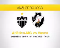 Prognóstico Atlético-MG Vasco (07 dezembro 2025)