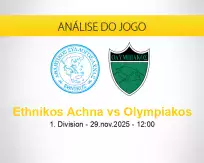 Prognóstico Ethnikos Achna Olympiakos (29 novembro 2025)