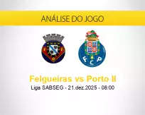 Prognóstico Felgueiras Porto II (21 dezembro 2025)